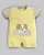 Macacão  Curto Masc Suedine Amarelo P- Anjos Baby - Imagem 1
