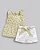 Conjunto Fem Bata Florida Amarelo e Short Sarja G - Anjos Baby - Imagem 1