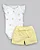 Conjunto Fem Body Florzinhas e Short Amarelo Laço P - Anjos Baby - Imagem 2