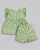 Conjunto Fem Bata e Short em Malha Anarruga Verde M - Anjos Baby - Imagem 3
