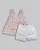 Conjunto Bata em Lease Rosa e Short Linho Branco 01 - Anjos Baby - Imagem 5