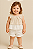 Conjunto Fem Bata c/ Lease e Short Branco - Anjos Baby - Imagem 1