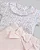 Conjunto Fem Body Florido e Short Suedine Rosa RN - Anjos Baby - Imagem 3