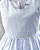 Vestido Maquinetado Penas Azul 01 - Anjos Baby - Imagem 3