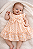 Vestido Maquinetado Laranja P - Anjos Baby - Imagem 1
