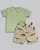 Conjunto Masc Camiseta Verde e Short Moletinho Dinossauro M - Anjos Baby - Imagem 5