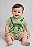 Conjunto Masc Camiseta Verde e Short Moletinho Dinossauro M - Anjos Baby - Imagem 1