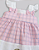 Conjunto Fem Bata Morango e Calcinha Xadrez Rosa M - Anjos Baby - Imagem 3