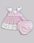 Conjunto Fem Bata Morango e Calcinha Xadrez Rosa M - Anjos Baby - Imagem 2