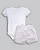 Conjunto Fem Body Bordado e Short Maquinetado Rosa M - Anjos Baby - Imagem 5