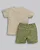 Conjunto Masc Camiseta Dinossauro e Bermuda Verde  - Anjos Baby - Imagem 5