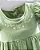 Vestido Anarruga Verde Bordado  - Anjos Baby - Imagem 3