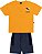 Conjunto Masc Camiseta Laranja Surf e Bermuda Azul 12 - Jaca Lelé - Imagem 2