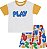 Conjunto Masc Camiseta Play e Bermuda Colorida 01 - Nini e Bambini - Imagem 2