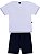 Conjunto Masc Camiseta Branca Rotação e Bermuda Azul 12 - Jaca Lelé - Imagem 3