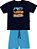 Conjunto Masc Camiseta Azul Marinho Sonhe e Bermuda Azul Claro 12 - Jaca Lelé - Imagem 2