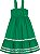 Vestido Tricoline Verde Alcinha 02 - Nini e Bambini - Imagem 2