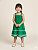 Vestido Tricoline Verde Alcinha 02 - Nini e Bambini - Imagem 1