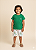 Conjunto Masc Camiseta Verde e Bermuda Estampada Tactel - Nini e Bambini - Imagem 1