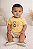 Conjunto Masc Body Amor Amarelo e Bermuda Bege M - Nini e Bambini - Imagem 1
