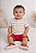 Conjunto Masc Body Off C/ Listras e Bermuda Vermelha M - Nini e Bambini - Imagem 1