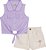 Conjunto Fem Blusa C/ Gola e Bermuda Sarja 02 - Nini e Bambini - Imagem 2