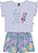 Conjunto Fem Blusa C/ Babado e Bermuda Sorvete - Jaca Lelé - Imagem 2