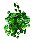 PENDENTE GERANIO C/UV VERDE 36cm - Imagem 1