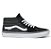 TÊNIS VANS SKATE GROSSO MID BLACK WHITE EMO LEATHER - Imagem 5