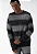 Suéter Tricot Hurley Listrado Grafite - Imagem 1