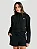 Moletom Cropped Com Capuz Preto Hurley Mini Icon - Imagem 1