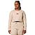 Moletom Roxy Care Cut Off Pull Over Areia - Bege - Imagem 1