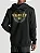 Moletom Canguru Preto Estampado Hurley Retrô Waves - Imagem 1
