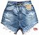 Shorts Cintura Alta Hot Pants Jeans - Nexo Jeans - Imagem 1