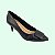 Sapato Scarpin Feminino Numeração Especial Preto Salto Médio 23598 - Imagem 1