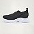 Tênis Feminino Sem Cadarço Slip on Knit Preto Dom Amazona 36382 - Imagem 3