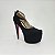 Scarpin Salto Alto Meia Pata Preto Numeração Especial Scarlett 10510 - Imagem 2