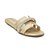 Chinelo Feminino Tira Strass Beira Rio 8514.104 Dourado - Imagem 4