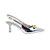 Slingback Feminino Salto Baixo Numeração Especial Donatela - Imagem 3