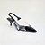 Slingback salto baixo Numeração Especial Moda Coração Kalina - Imagem 7