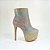 Bota Feminina Salto Alto Meia Pata Numeração Especial Paolla - Imagem 4