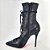 Bota Feminina Salto Alto Moda Fashion Numeração Especial Isis - Imagem 4