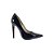 Scarpin Salto Alto Verniz Preto Numeração Especial Cód 557 1720475 - Imagem 1