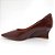 Scarpin Feminino Vizzano Salto Anabela Preto e Marrom 1483.100 - Imagem 3