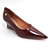 Scarpin Feminino Vizzano Salto Anabela Preto e Marrom 1483.100 - Imagem 5