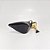 Scarpin Slingback Preto Salto Dourado Dom&Amazona Sophia - Imagem 6
