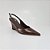 Scarpin Slingback Anabela Carolina Marrom ou Preto Dom&Amazona - Imagem 3