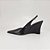 Scarpin Slingback Anabela Carolina Marrom ou Preto Dom&Amazona - Imagem 6