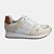Tênis Feminino Beira Rio Branco com Bege e Dourado 4339.103 - Imagem 1