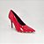 Scarpin Vermelho Verniz Miranda Spikes Salto Alto Numeração Especial - Imagem 4
